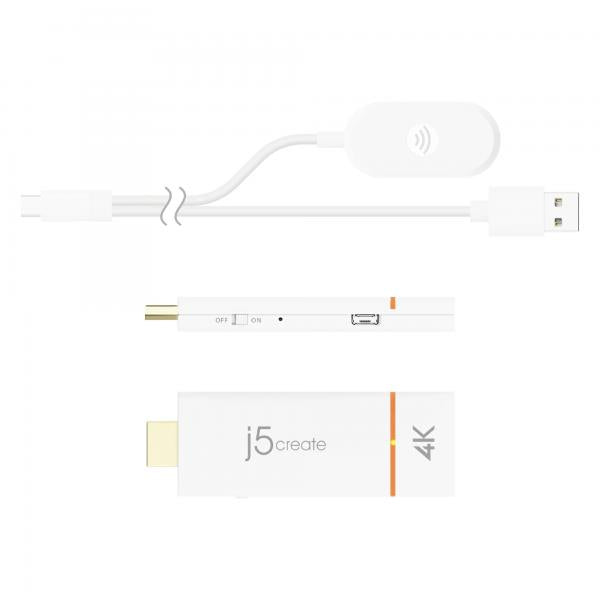 j5create JVAW76-N Adattatore per display wireless 4K HDMI ScreenCast (SCREENCAST 4K WIRELESS DISPLAY - ADAPTER)