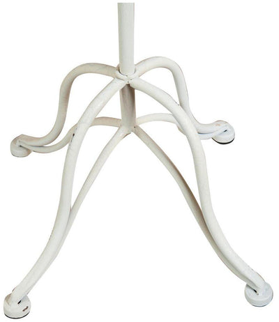 Biscottini Portasciugamani da terra "Le Bain" in ferro battuto finitura Shabby 39x24x69 cm