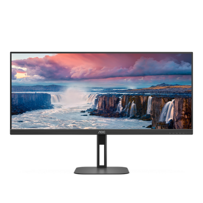 AOC MONITOR 34 LED VA WQHD 21:9 4MS 300 CDM, REG ALTEZZA, USB-C DOCK, DP/HDMI, MULTIMEDIALE
