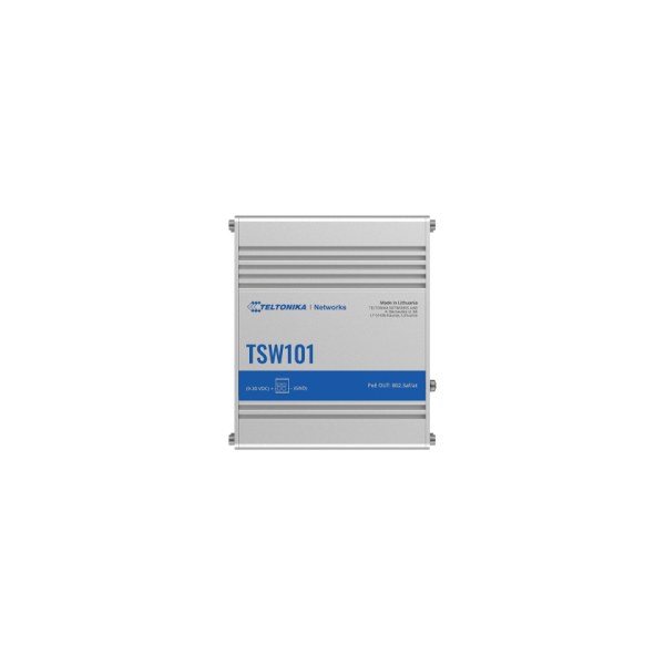 Teltonika TSW101 Gigabit Ethernet (10/100/1000) Supporto Power over Ethernet (PoE) Metallico
