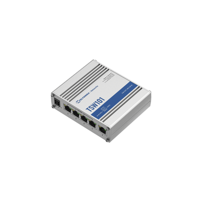Teltonika TSW101 Gigabit Ethernet (10/100/1000) Supporto Power over Ethernet (PoE) Metallico