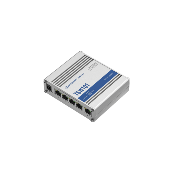Teltonika TSW101 Gigabit Ethernet (10/100/1000) Supporto Power over Ethernet (PoE) Metallico