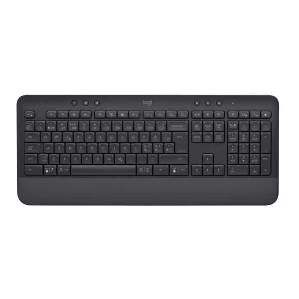 Logitech 920-010951 tastiera Ufficio Bluetooth QWERTY Nordic Grafite (Signature K650 keyboard - Bluetooth QWERTY Danish, - Finnish, Nordic, Swedish Graphite - Warranty: 12M)