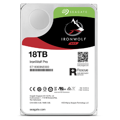 Seagate IronWolf Pro ST18000NT001 disco rigido interno 3.5" 18000 GB