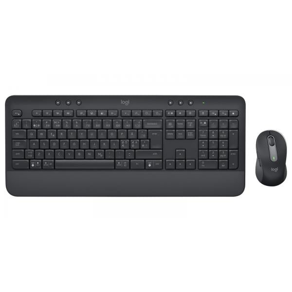 Logitech Signature MK650 Combo for Business - set tastiera e mouse - wireless - Bluetooth LE - QWERTY - Nordico (danese/finlandese/norvegese/svedese)
