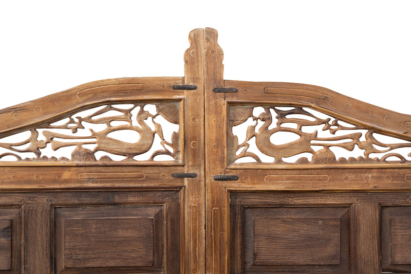 Biscottini Cancello in legno massello e ferro, da interno e da esterno Molto solido robusto