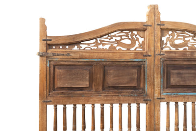 Biscottini Cancello in legno massello e ferro, da interno e da esterno Molto solido robusto