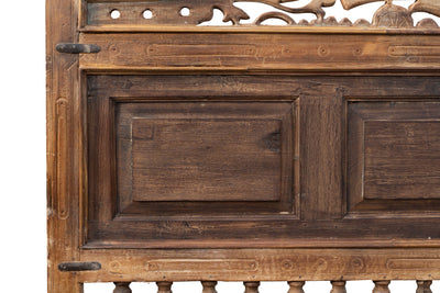 Biscottini Cancello in legno massello e ferro, da interno e da esterno Molto solido robusto