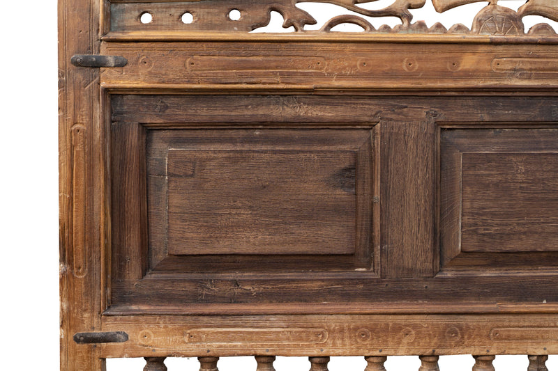 Biscottini Cancello in legno massello e ferro, da interno e da esterno Molto solido robusto