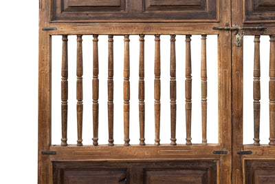 Biscottini Cancello in legno massello e ferro, da interno e da esterno Molto solido robusto