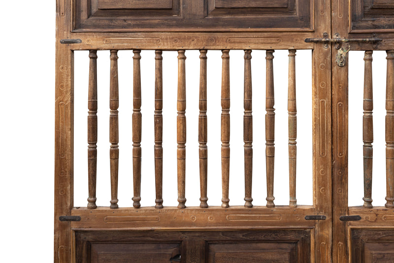 Biscottini Cancello in legno massello e ferro, da interno e da esterno Molto solido robusto