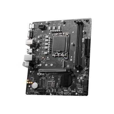 MSI PRO H610M-E DDR4 - scheda madre - micro ATX - socket LGA1700 - chipset H610 - USB 3.2 Gen 1 - Gigabit LAN - grafica integrata (CPU richiesta)