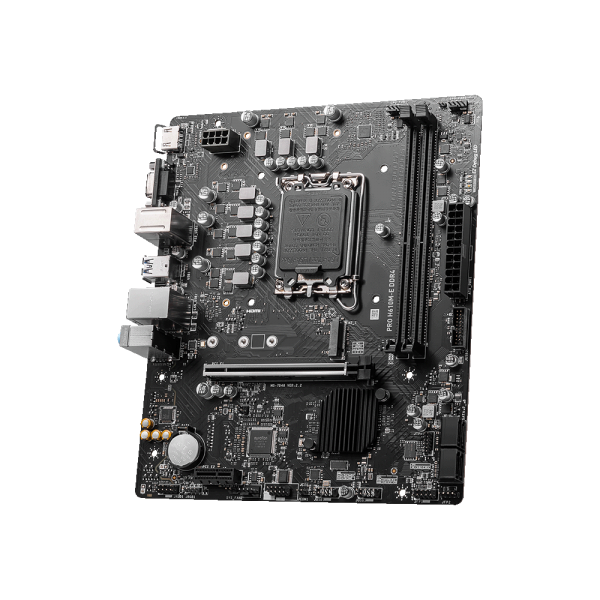 MSI PRO H610M-E DDR4 - scheda madre - micro ATX - socket LGA1700 - chipset H610 - USB 3.2 Gen 1 - Gigabit LAN - grafica integrata (CPU richiesta)