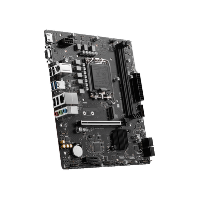 MSI PRO H610M-E DDR4 - scheda madre - micro ATX - socket LGA1700 - chipset H610 - USB 3.2 Gen 1 - Gigabit LAN - grafica integrata (CPU richiesta)