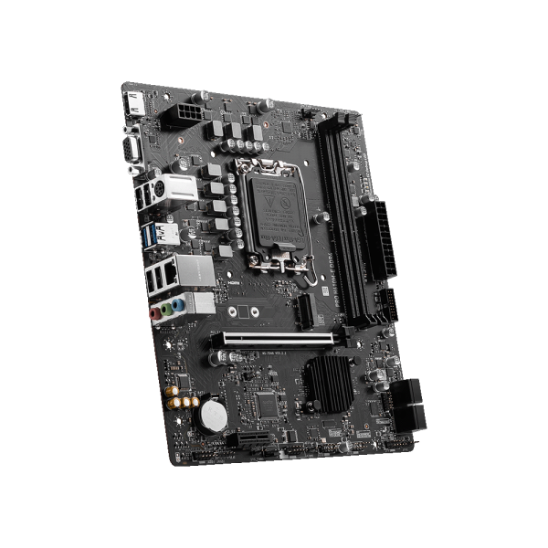 MSI PRO H610M-E DDR4 - scheda madre - micro ATX - socket LGA1700 - chipset H610 - USB 3.2 Gen 1 - Gigabit LAN - grafica integrata (CPU richiesta)