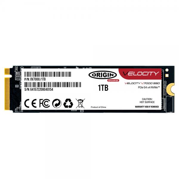 Origin Storage WDS100T3X0E-OS drives allo stato solido 1 TB M.2 PCI Express 4.0 NVMe 3D TLC (Origin Inception SSD 1TB NVMe M.2 3D TLC 80mm)