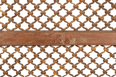 Biscottini Grata finestra finestrina porta in legno massello e in ferro antica e vecchia con telaio da interno o da esterno