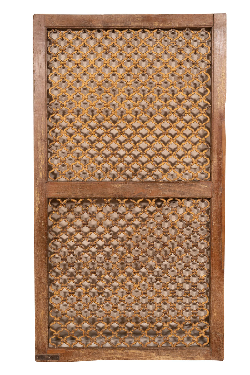 Biscottini Grata finestra finestrina porta in legno massello e in ferro antica e vecchia con telaio da interno o da esterno