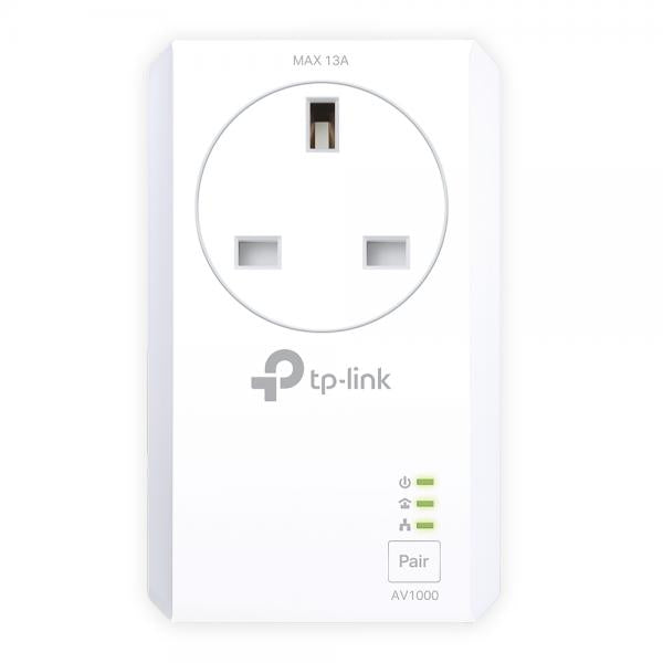 TP-LINK TL-PA7027P V1 Starter Kit - Kit adattatore Powerline - Switch a 2 porte - GigE, HomePlug AV (HPAV)