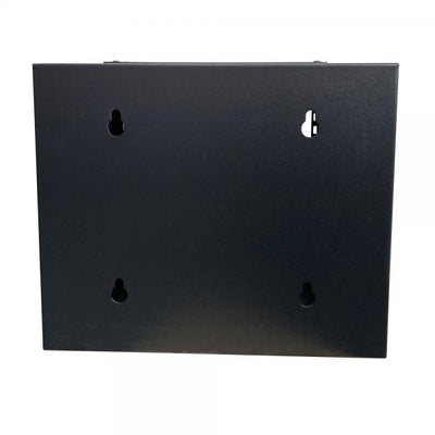 Armadio Rack 10'' a Muro 4 Unità Pannelli Asportabili Nero