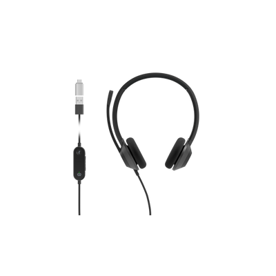 Cisco Headset 322 Auricolare Cablato A Padiglione Ufficio USB tipo-C Nero (Cisco Headset 322 - Cuffie con microfono - over ear - cablato - USB-A - nero carbonio)