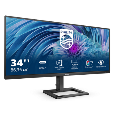 PHILIPS 346E2LAE - MONITOR LED 34"" WQHD - MULTIMEDIALE - 100Hz - USB-C + HDMI + DP