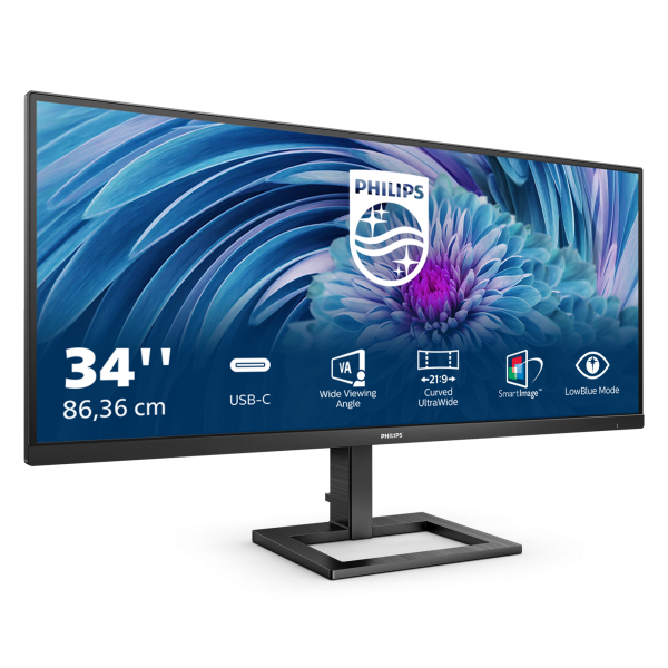 PHILIPS 346E2LAE - MONITOR LED 34"" WQHD - MULTIMEDIALE - 100Hz - USB-C + HDMI + DP