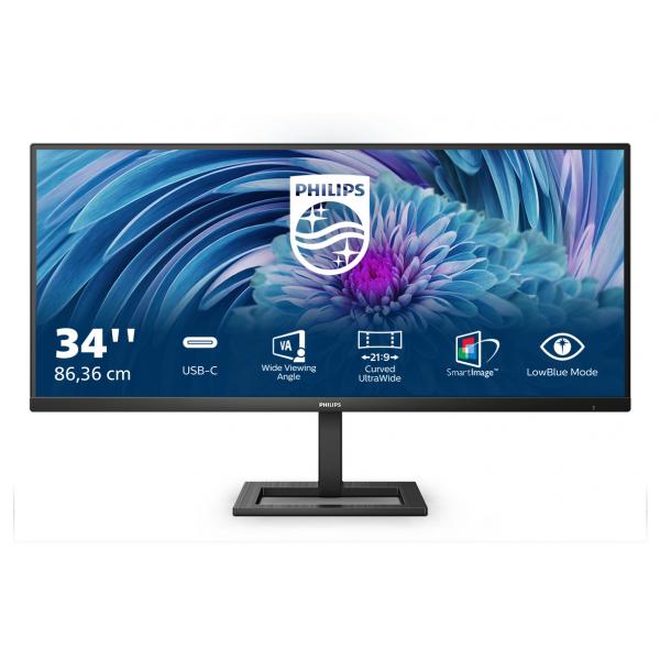 PHILIPS 346E2LAE - MONITOR LED 34"" WQHD - MULTIMEDIALE - 100Hz - USB-C + HDMI + DP