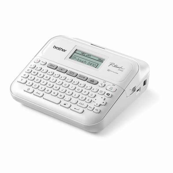 Stampante per Etichette PT-D410UR1 Trasferimento Termico 180 x 180 DPI 20 mm /s USB Colore Bianco