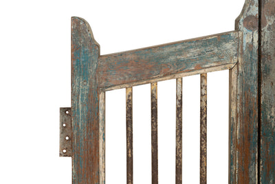 Biscottini Cancello in legno massello e ferro, da interno e da esterno Molto solido robusto