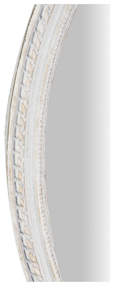 Biscottini Specchiera da appendere finitura bianco anticato.