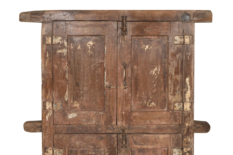 Biscottini Finestra finestrina grata porta in legno massello e in ferro antica e vecchia con telaio da interno o da esterno