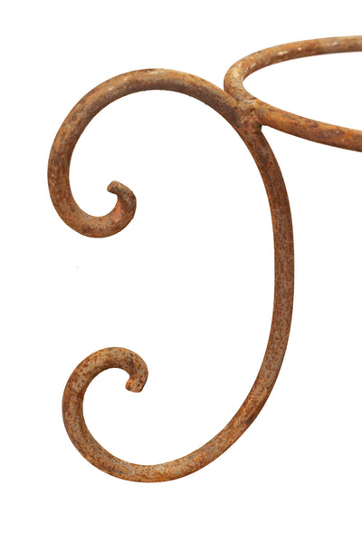 Biscottini BASE PORTAVASI IN FERRO BATTUTO pieno forgiato mano Offerta Speciale Qualità