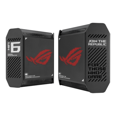 ASUS ROG Rapture GT6 (B-2-PK) Banda tripla (2.4 GHz/5 GHz/5 GHz) Wi-Fi 6 (802.11ax) Nero 4 Interno