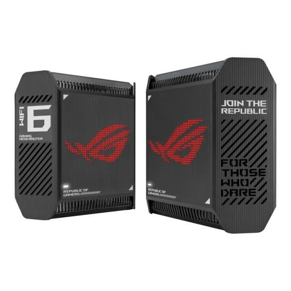 ASUS ROG Rapture GT6 (B-2-PK) Banda tripla (2.4 GHz/5 GHz/5 GHz) Wi-Fi 6 (802.11ax) Nero 4 Interno