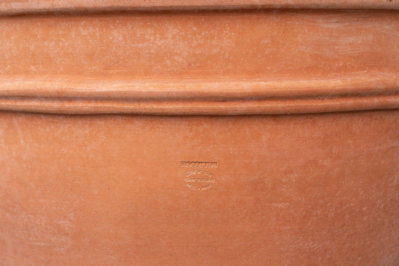 Biscottini Vaso coppa in Terracotta 100% Made in Italy interamente Lavorata a Mano orcio