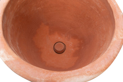 Biscottini Vaso coppa in Terracotta 100% Made in Italy interamente Lavorata a Mano orcio