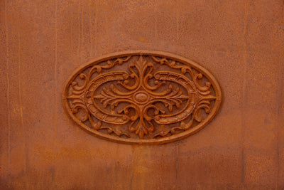 Biscottini Cancello in ferro finitura anticata L320XPR8XH245 CM forgiato mano verniciato