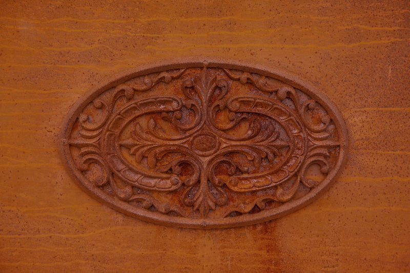 Biscottini Cancello in ferro finitura anticata L400XPR8XH300 CM forgiato mano verniciato