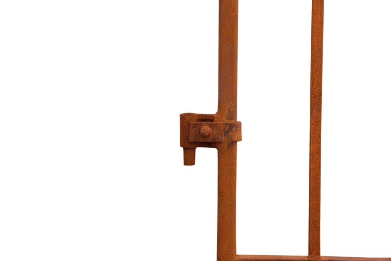 Biscottini Cancello in ferro finitura anticata L400XPR8XH272 CM forgiato mano verniciato