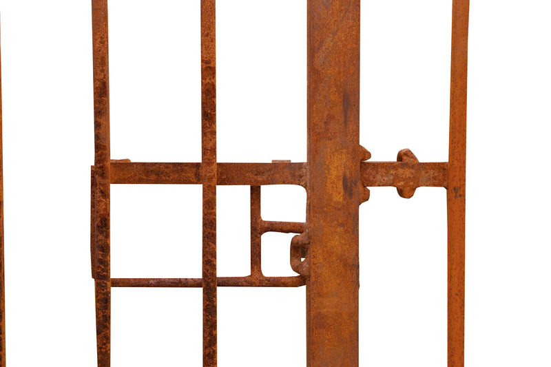 Biscottini Cancello in ferro finitura anticata L400XPR8XH272 CM forgiato mano verniciato