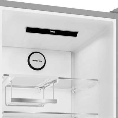 Beko Frigo Combinato 407lt D Total No Frost 60cm Metallook B5rcne405hxb