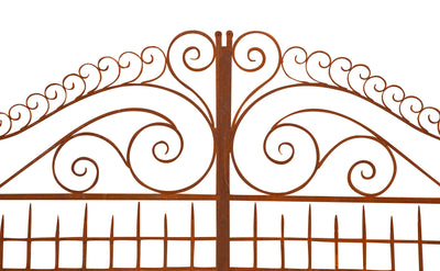 Biscottini CANCELLO IN FERRO L320XPR7XH245 CM battuto forgiato mano. Offerta Speciale