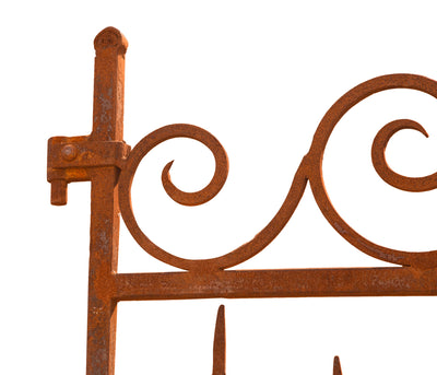 Biscottini CANCELLO IN FERRO L320XPR7XH245 CM battuto forgiato mano. Offerta Speciale