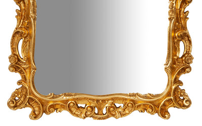 Biscottini SPECCHIERA DA PARETE IN LEGNO FINITURA FOGLIA ORO ANTICATO MADE IN ITALY