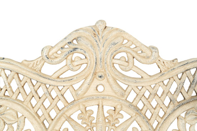 Biscottini Panchina Liberty in ghisa finitura anticata Molto robusta, stabile Offerta