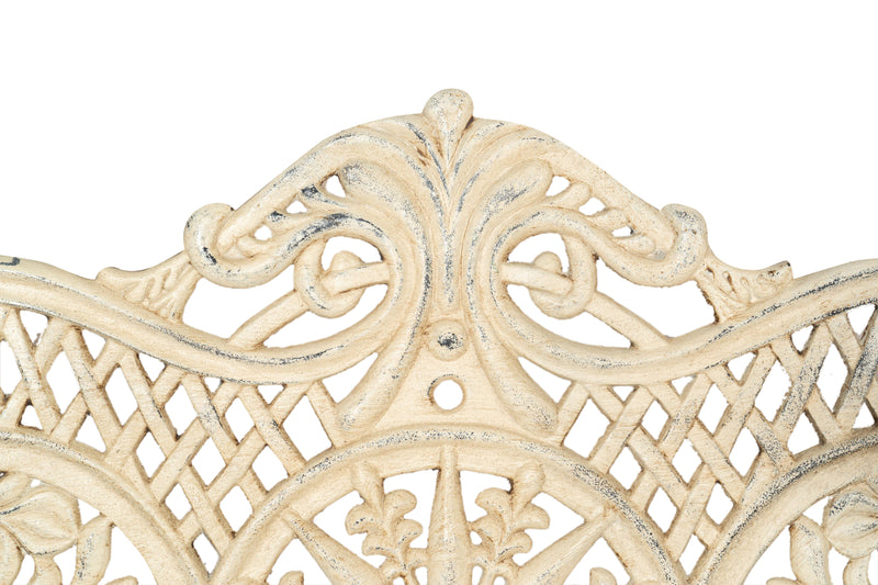 Biscottini Panchina Liberty in ghisa finitura anticata Molto robusta, stabile Offerta