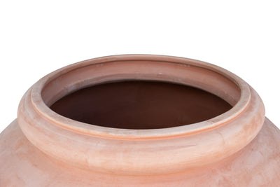 Biscottini Orcio in terracotta Galestro festonato 100% Made in Italy, interamente fatto a mano