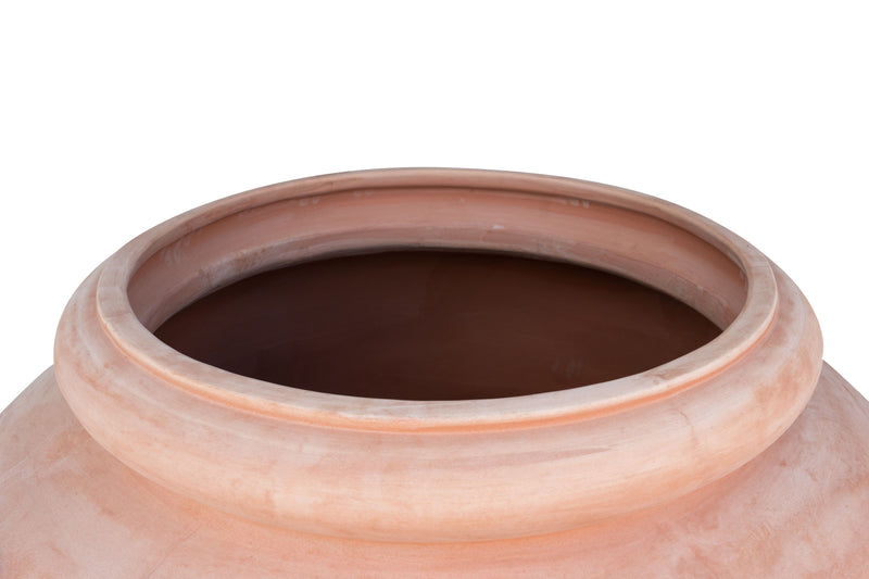 Biscottini Orcio in terracotta Galestro festonato 100% Made in Italy, interamente fatto a mano