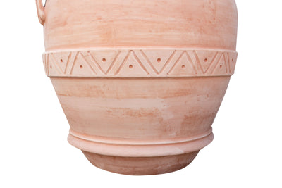 Biscottini Orcio in terracotta Galestro festonato 100% Made in Italy, interamente fatto a mano